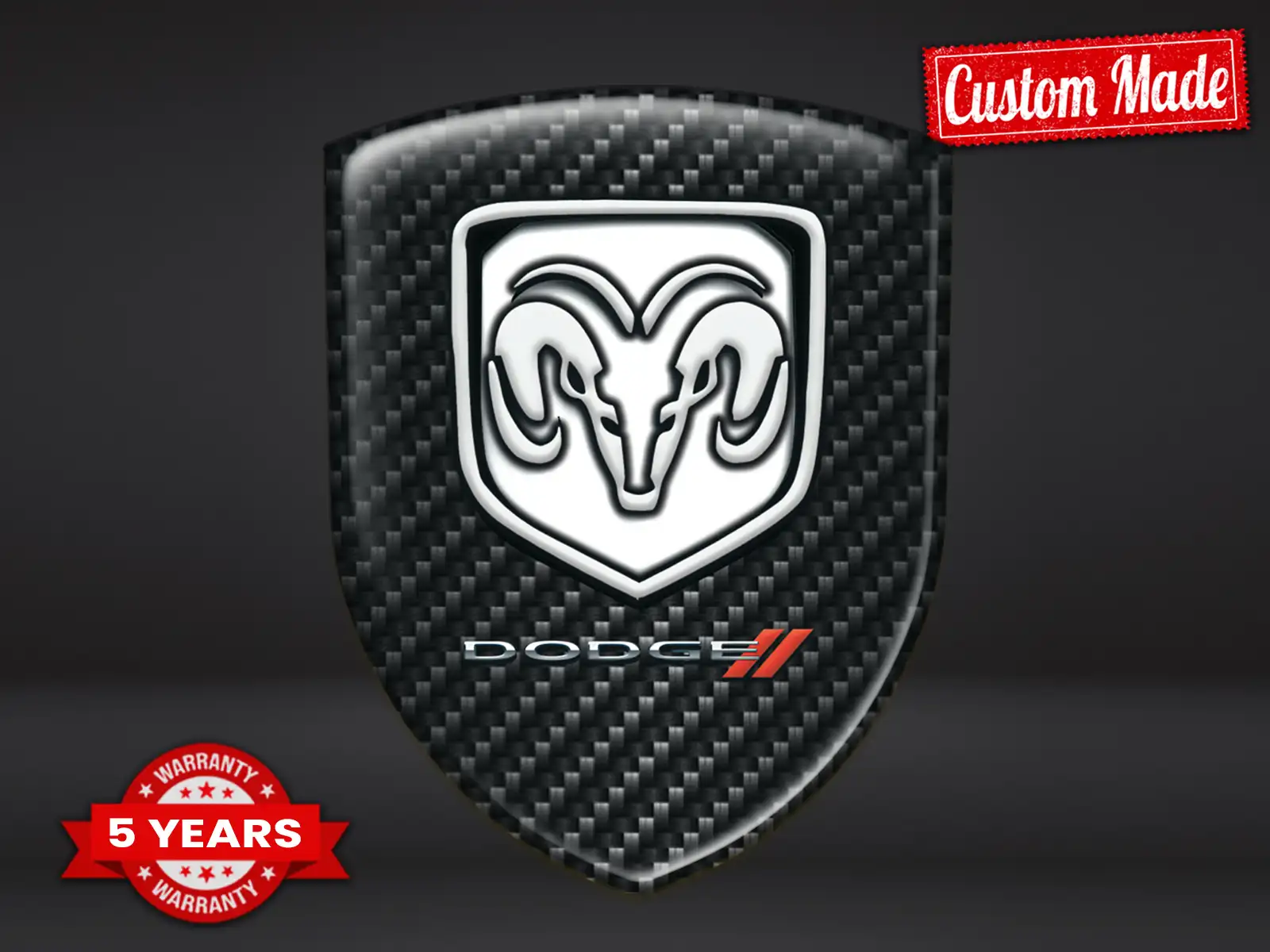 Dodge Badge Max Resistente Elegante Pro Performance